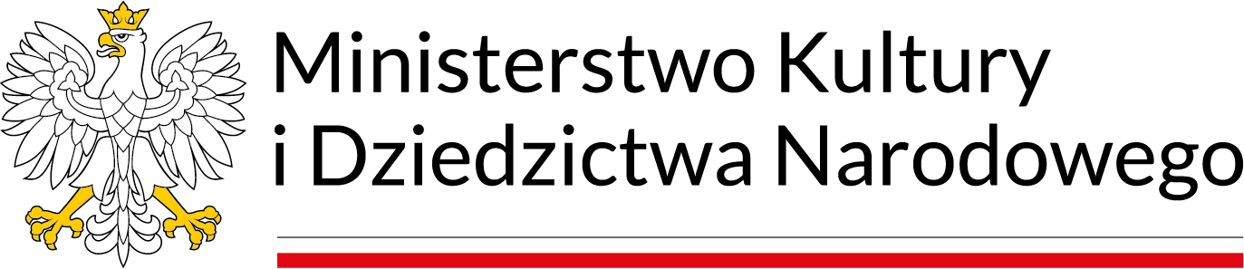Logo: Ministerstwo Kultury i Dziedzictwa Narodowego